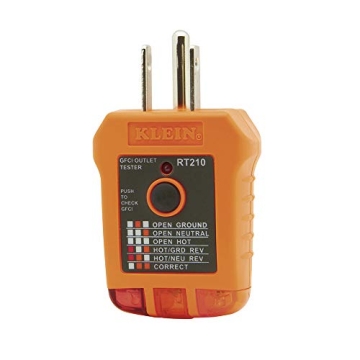 Klein Tools RT210 GFCI Tester: Reliable Outlet Testing Solution