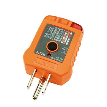 Klein Tools RT210 Outlet Tester for Safe Electrical Checks