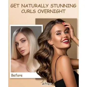 Jumbo Overnight Heatless Hair Curler - Safe & Comfortable