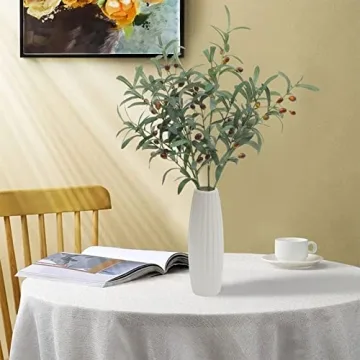 SHACOS 8 Pack Olive Tree Branches - Home Decor Essentials