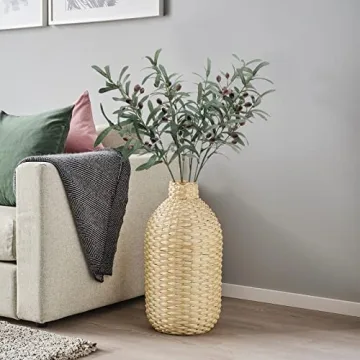 SHACOS 8 Pack Olive Tree Branches - Home Decor Essentials