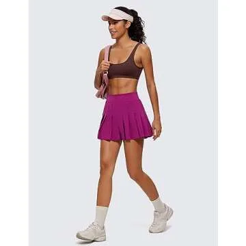 CRZ YOGA Butterluxe Mini Bra for Women - Scoop Neck Low Impact Wireless Sports Yoga Padded Workout Cami Taupe Large