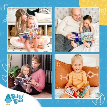 DITTY BIRD Musical Touch & Feel Books for Toddlers