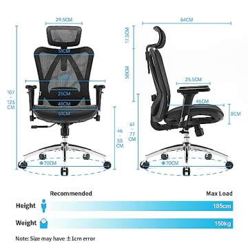 SIHOO M57 Ergonomic Office Chair High Back Adjustable