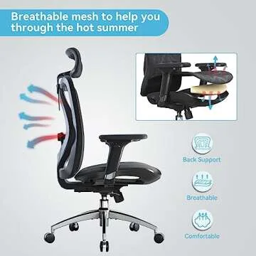 SIHOO M57 Ergonomic Office Chair High Back Adjustable