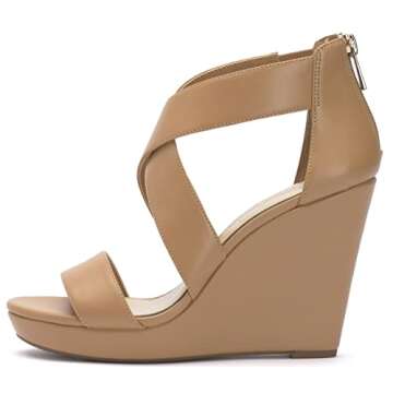 Jessica Simpson Women's Jinxxi Wedge Sandal, Ambra, 8 M US