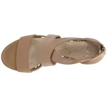 Jessica Simpson Women's Jinxxi Wedge Sandal, Ambra, 8 M US