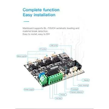 Creality Ender 3V2 New Upgraded Motherboard Silent Mainboard V4.2.7 with TMC2225 Driver Marlin 2.0.1 for Ender 3V2 3D Printer