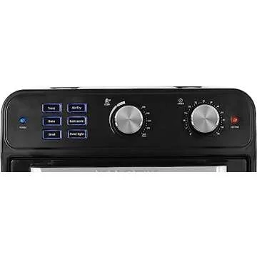 Kalorik AFO 46110 BK 22 Quart Digital Air Fryer Toaster Oven, Black