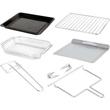 Kalorik AFO 46110 BK 22 Quart Digital Air Fryer Toaster Oven, Black