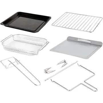 Kalorik AFO 46110 BK 22 Quart Digital Air Fryer Toaster Oven, Black