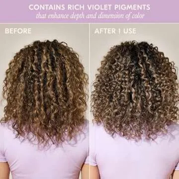 DAE Hair Violet Hour Purple Shampoo - Fights Brasiness, Enhances Color, & Repairs Damage (10 oz)