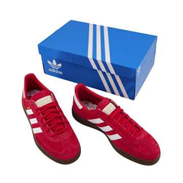 adidas Mens Handball Spezial Scarlet Red Size 12