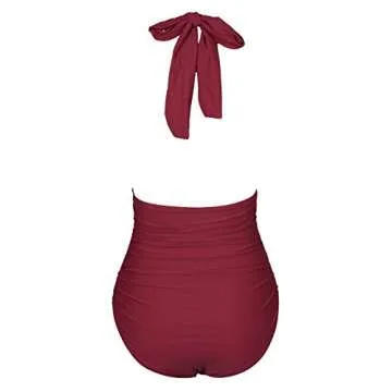 Stylish CUPSHE Women's One Piece Swimsuit With Tummy Control
