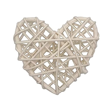 Charming Heart Rattan Ball Decor for Home & Gifts