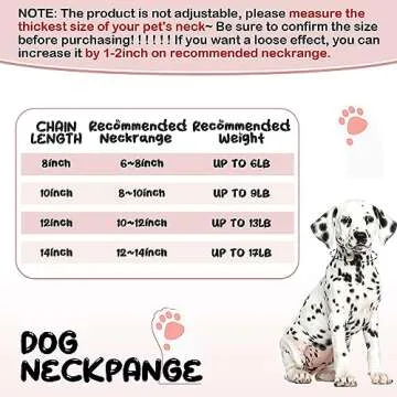 LEIFIDE Dog Chain Collar Diamond Link Puppy Collar 12 mm Wide Dog Necklace Metal Cat Chain Pet Crystal Necklace Jewelry Accessories for Small Medium Large Pet(12 Inch,Silver, Pink White)