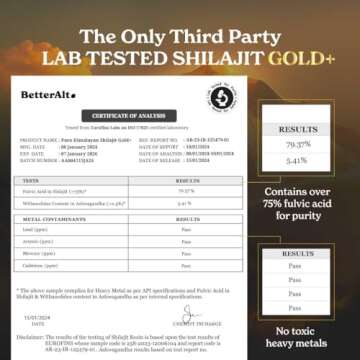 Better Alt Pure Himalayan Shilajit Gold+(30gm)|Enhances Recovery & Boosts Strength|16,000 ft Sourced Blend with Ashwagandha, Safed Musli,Gokshura|Shilajit gold for men & women|Vegan & Lab Tested-600mg