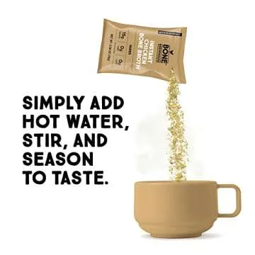 Bone Brewhouse - Unflavored Chicken Bone Broth Protein Powder - Keto & Paleo Friendly - Instant Soup Broth - 15g Protein - Natural Collagen, Gluten-Free & Dairy Free - 5 Servings