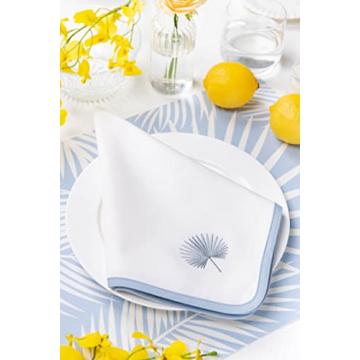 Hofdeco Coastal Placemats Set of 4 - Stylish Dining Decor