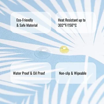 Hofdeco Coastal Placemats Set of 4 - Stylish Dining Decor