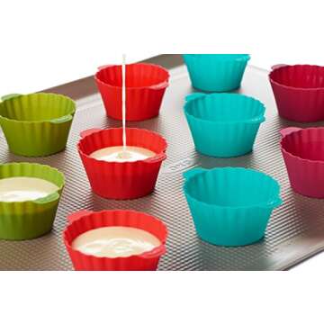 OXO Good Grips Silicone Baking Cups - Reusable and Non-Stick