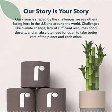 Reel Premium Toilet Paper - 12 Rolls of Toilet Paper - 3-Ply Made from Tree-Free - Zero Plastic Packaging, Septic Safe