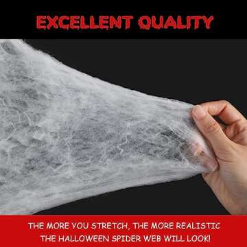 GKGG 270 sqft Halloween Spider Webs Decorations with 20 Extra Fake Spiders, Super Practical Spider Web for Halloween Decor Outdoor and Indoor