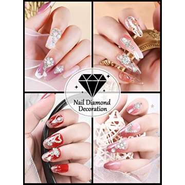 36 Luxury Nail Charms for Unique Nail Art Designs