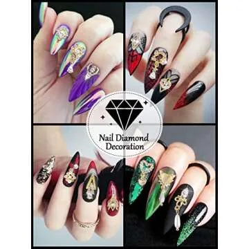 36 Luxury Nail Charms for Unique Nail Art Designs