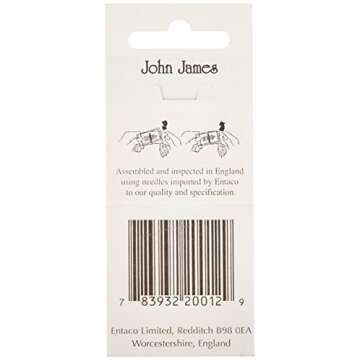 Colonial Needle Sharps Hand Needles - Perfect for Crafting