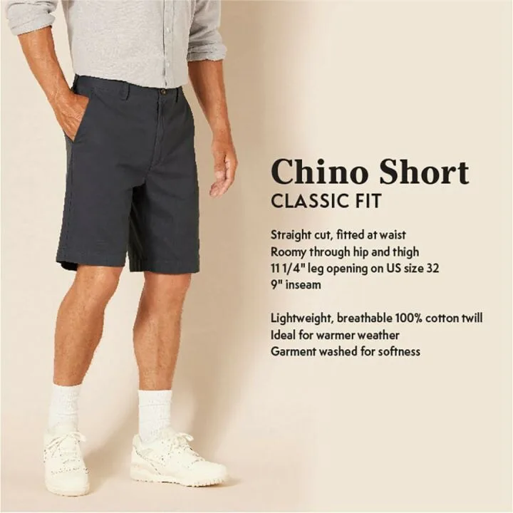 Men's Classic-Fit 9" Shorts from Amazon Essentials