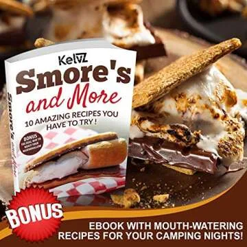 KelvZ Telescoping Marshmallow Roasting Sticks for Campfire