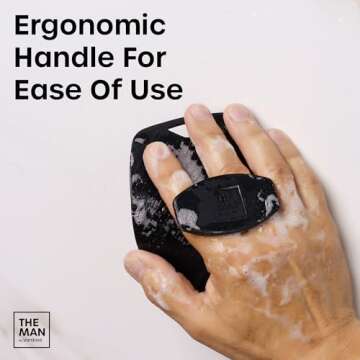 Silicone Body Scrubber for Men - Hygienic & Easy to Clean