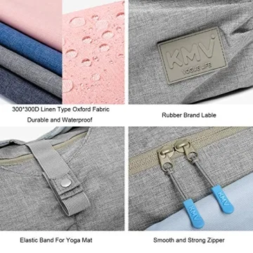 Y.U.M.C. Women's Yoga Gym Bag with Wet Dry Pockets