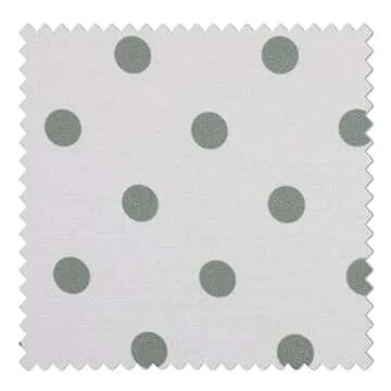 TWOPAGES Stefana Silber x Extra Long Linen Drape, Pinch Pleat Curtain, Polka Dot Blue Aqua Print Linen Curtain for Living Room Bedroom Light Filtering Curtain, 50" W x 102 L Inch, 1 Panel