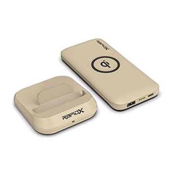 RapidX Myport 10000 mAh Power Bank with Wireless Charging