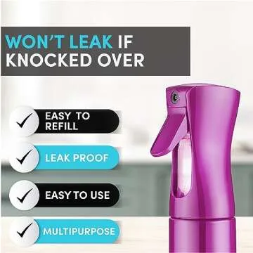 Hula Home 10.1oz Continuous Spray Bottle - Versatile Mist Sprayer