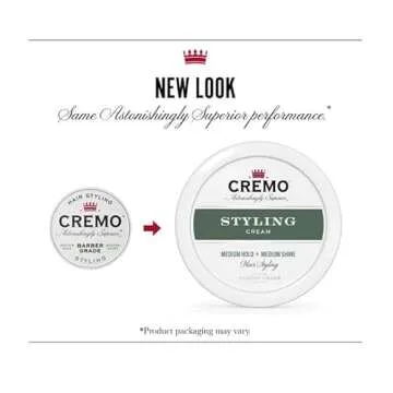 Cremo Barber Grade Hair Cream for Medium Hold and Shine