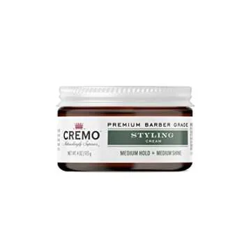 Cremo Barber Grade Hair Cream for Medium Hold and Shine