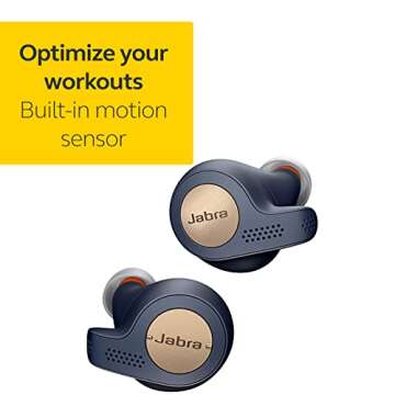 Jabra Elite Active 65T True Wireless Earbuds & Charging Case - Copper Blue (100-99010000-02)