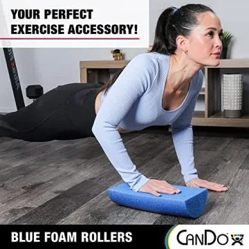 CanDo Foam Roller for Fitness and Physical Therapy