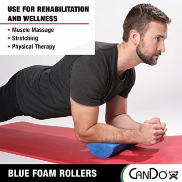 CanDo Foam Roller for Fitness and Physical Therapy