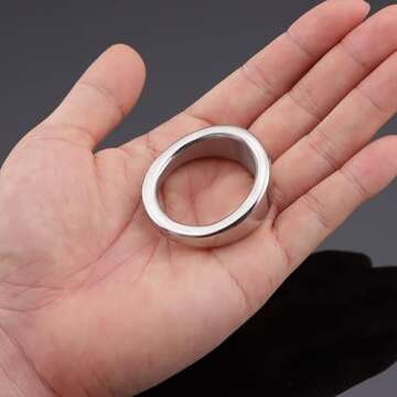 Tabuy Stainless Steel Cock Ring for Enhanced Sexual Stimulation