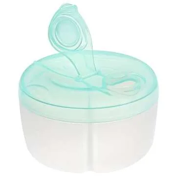 Accmor Baby Formula Dispenser On The Go, Formula Container to Go, Non-Spill Rotating Three-Compartme...