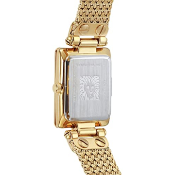 Anne Klein Women's Gold-Tone Mesh Bracelet Watch