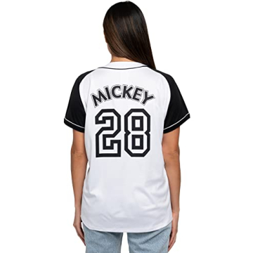 Disney Mickey Mouse Women's Jersey Shirt - Stylish & Comfortable