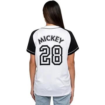 Disney Mickey Mouse Women's Jersey Shirt - Stylish & Comfortable
