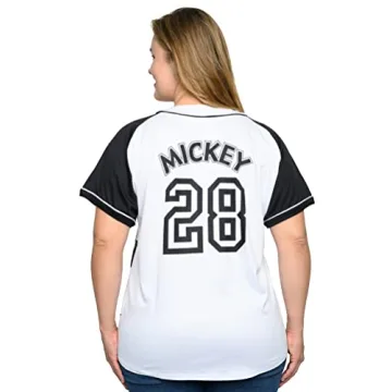 Disney Mickey Mouse Women's Jersey Shirt - Stylish & Comfortable