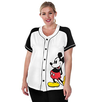 Disney Mickey Mouse Women's Jersey Shirt - Stylish & Comfortable