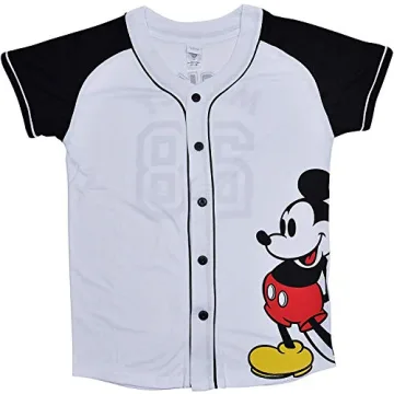 Disney Mickey Mouse Women's Jersey Shirt - Stylish & Comfortable